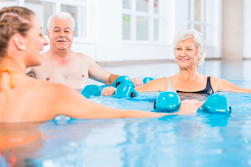 Therapie bei Arthrose: Wassergymnastik Therapie bei Arthrose: Wassergymnastik