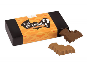 Halloween Schoko Fledermäuse