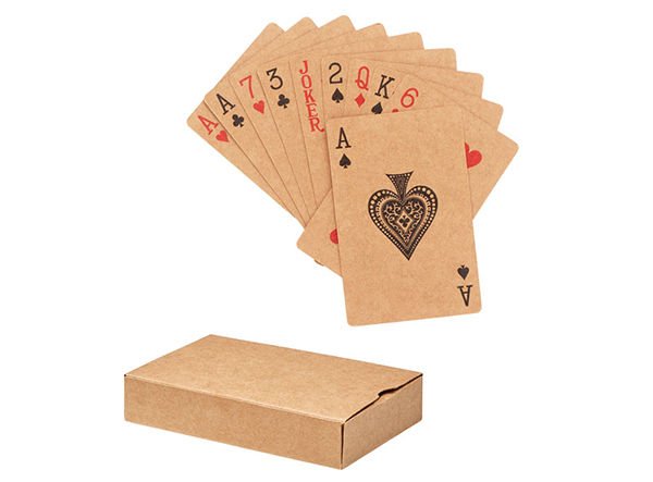 Spielkarten Spielkarten aus recyceltem Papier als Trendartikel