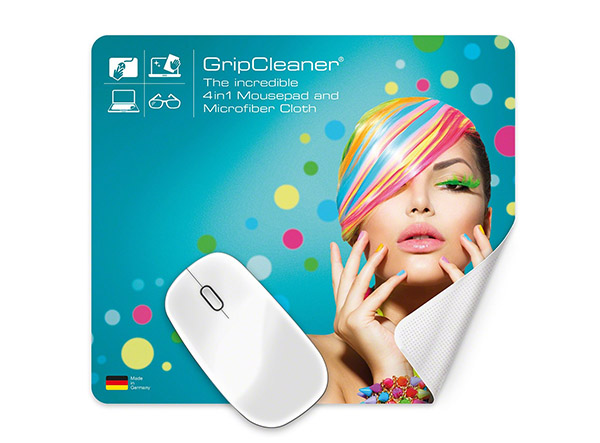 Werbeartikel-Beschaffung: Individuell bedrucktes 4in1 Mousepad