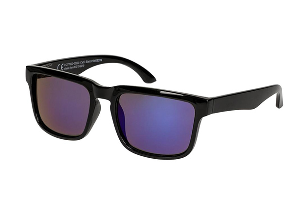 Schwarze Sonnenbrille als Merchandise