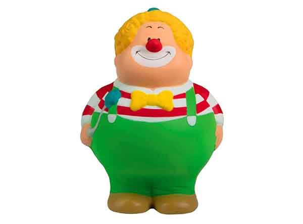 Bunter Clown als Stressball