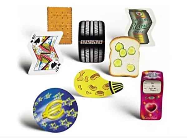 Spielkarten in Sonderformen