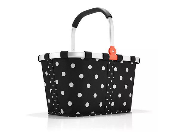 schwarzer carrybag mit weißen Punkten als Prämien Produkt