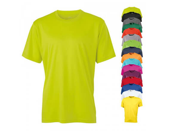 Grünes Funktions T-Shirt für Freizeit und Sport